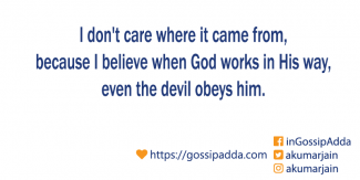 When God works in his way... When God works in his way...